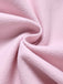 Manteau rose à capuche boutonné en fausse laine années 1950