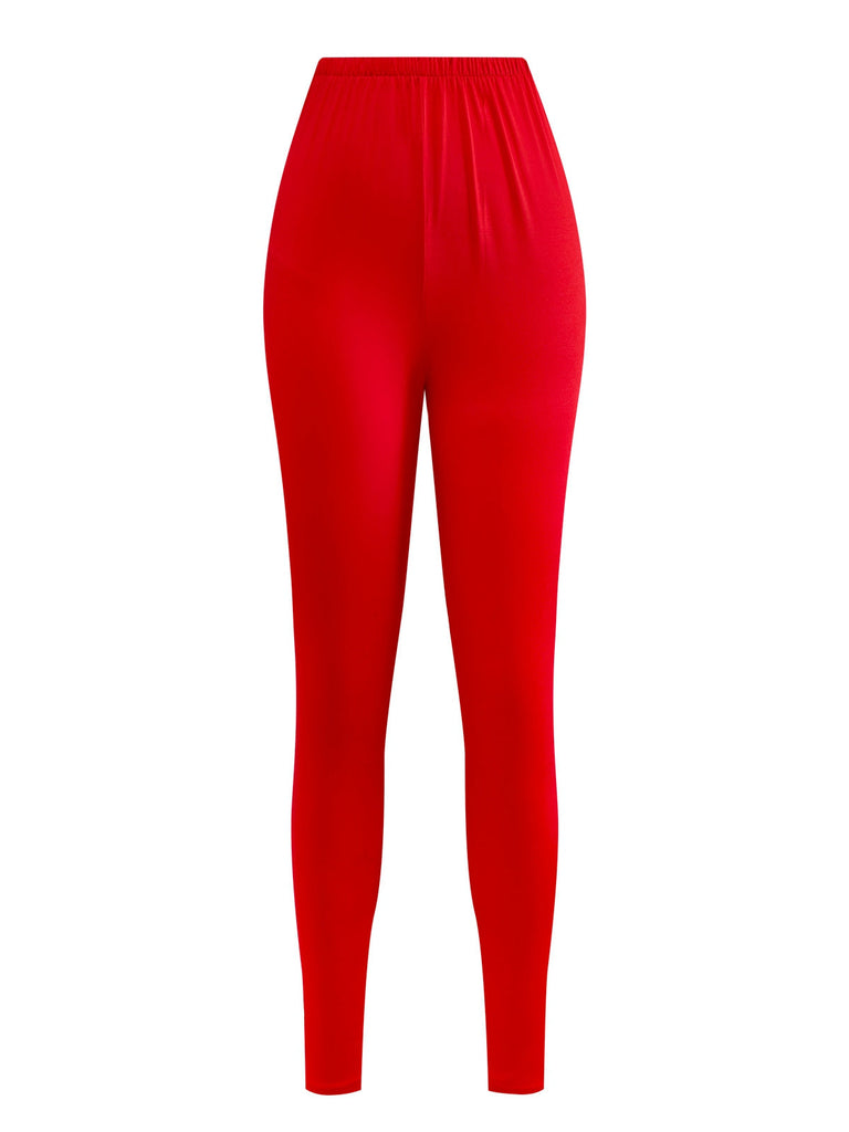 Ensemble robe rose à bordure peluche elfe de Noël années 1950