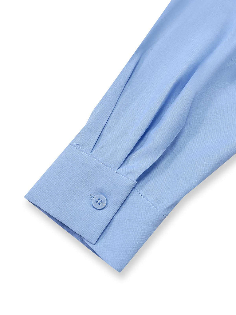 [Prévente] Robe Crayon Bleue à Ceinture et Nœud Papillon Années 1930