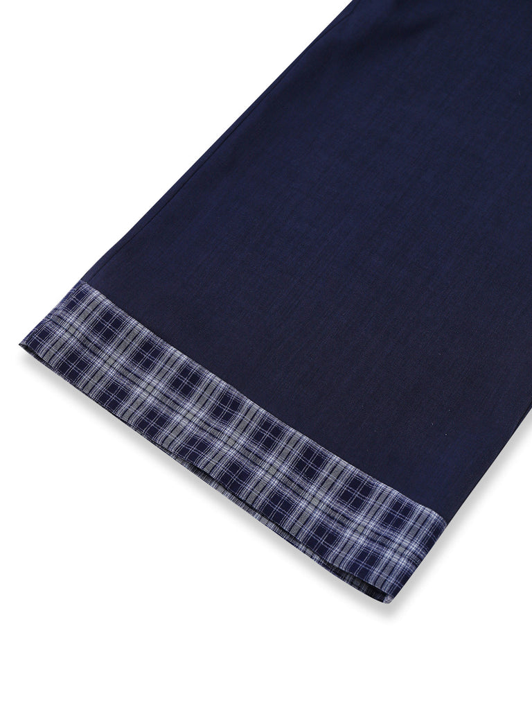 [Prévente] Combinaison carreaux bleu foncé col châle et dos nu années 40