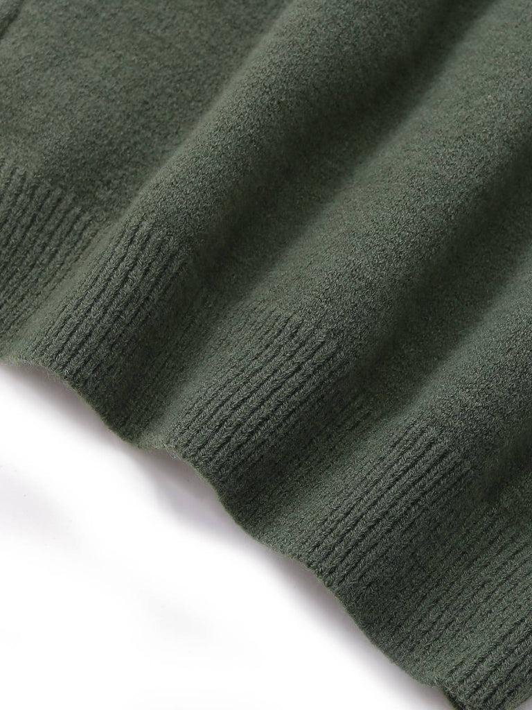 Gilet tricoté à manches lanternes brodées soleil et lune des années 1980