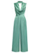 Vert Uni Mock Combinaison Années 1940 2