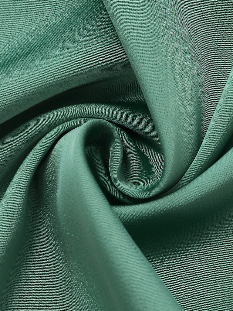 Vert Uni Mock Combinaison Années 1940 5