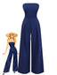 Combinaison jambes larges bleu foncé années 40