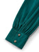 2PCS Haut Satin et Short Floral Vert années 50 5