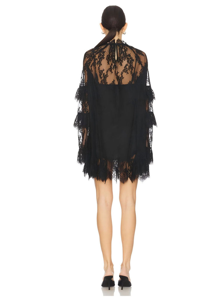 Transparent Dentelle Transparent Slip Robe Années 1930 5