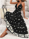 Robe Longue Dos Nu Bohème Noir années 70 3