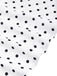 [Prévente] Robe Ligne A Boutonnée à Volants Col en V à Pois Blanc années 40 8
