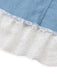 Robe Corset à Bretelles Spaghetti Denim Ourlet Dentelle Bleue Années 1980 6