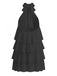 Robe Évasée à Volants Superposés Dos Nu années 60 9