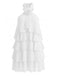 Robe Évasée à Volants Superposés Dos Nu années 60 6