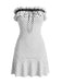 Robe à Pois Bandeau à Volants Années 1940 5