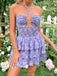 Robe Petites Fleurs Floral Découpé Ombrelle Années 1960 8