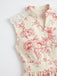 Robe Midi Dentelle Col Montant Floral années 40 4