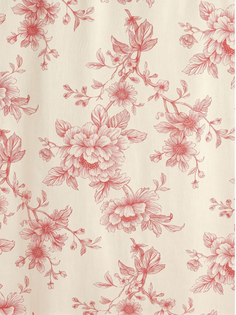 Robe Midi Dentelle Col Montant Floral années 40 5