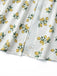 Robe Col V Imprimé Citron Fendue Taille Haute Années 1950 8