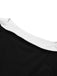 [Prévente] Robe Évasée Col Bateau Ceinturée Bordure Contrastée Noire Années 50