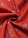 [Prévente] Robe Sans Manches Floral Volant Col V Petites Fleurs Rouge Années 1940 6