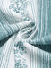 [Prévente] Combinaison à Jambes Larges Boutonnée Ceinturée Floral Bleu Clair Années 70