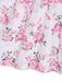 Robe Multicolore Smocké Floral Dentelle à Étages Maxi Années 1970 3