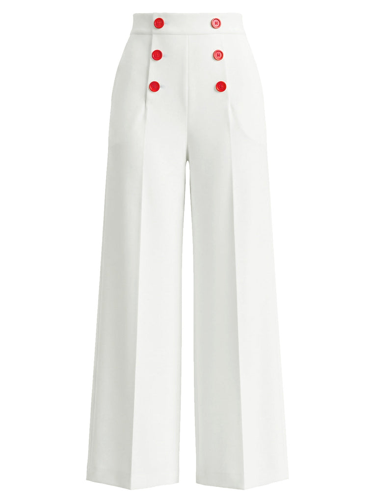 [Prévente] Ensemble Rayé Col Marin Sans Manches & Boutonné Années 1950 13