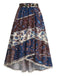 [Prévente] Skirt Bohème Cachemire Dentelle Irregular Midi Années 1970 3