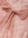 [Prévente] Robe Bretelles Spaghetti Col Cœur Dentelle Col Corset Rose Années 1940 6