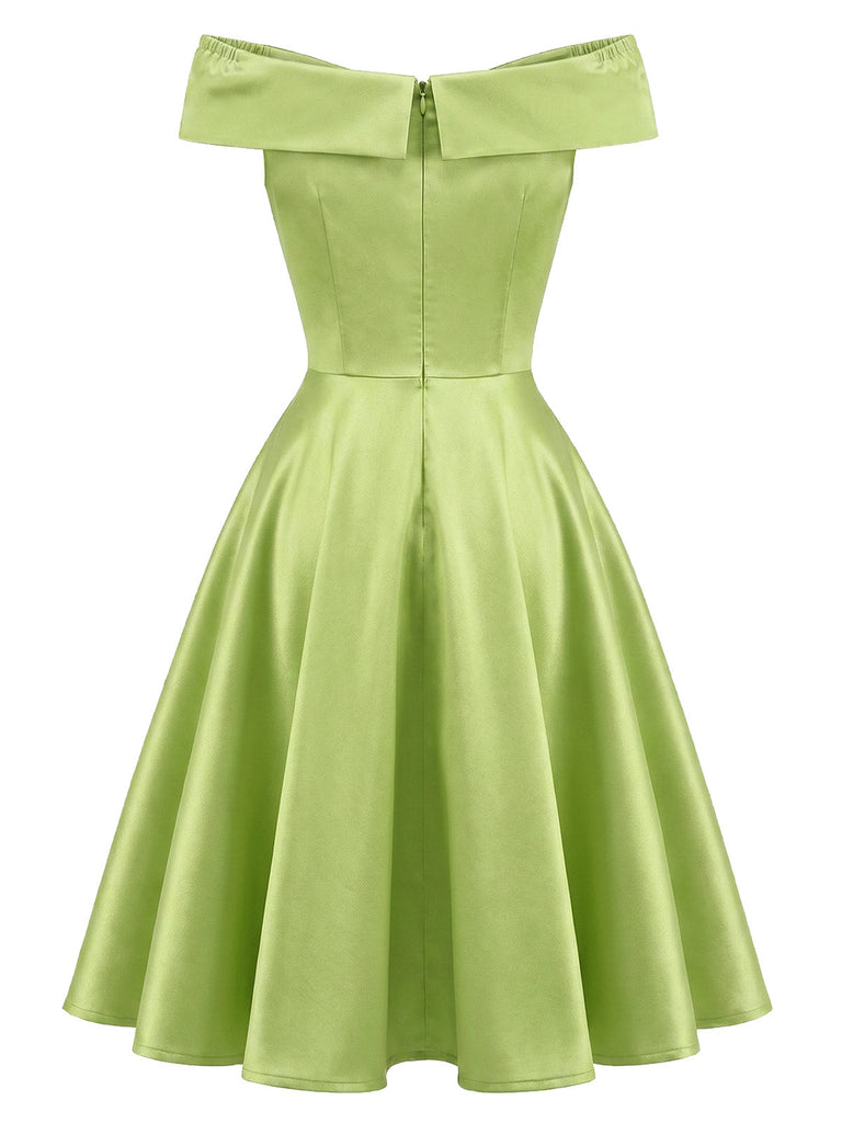[Prévente] Robe Épaules Dénudées Nœud avec Amovible Papillon Tulle Superposition Années 1950 6