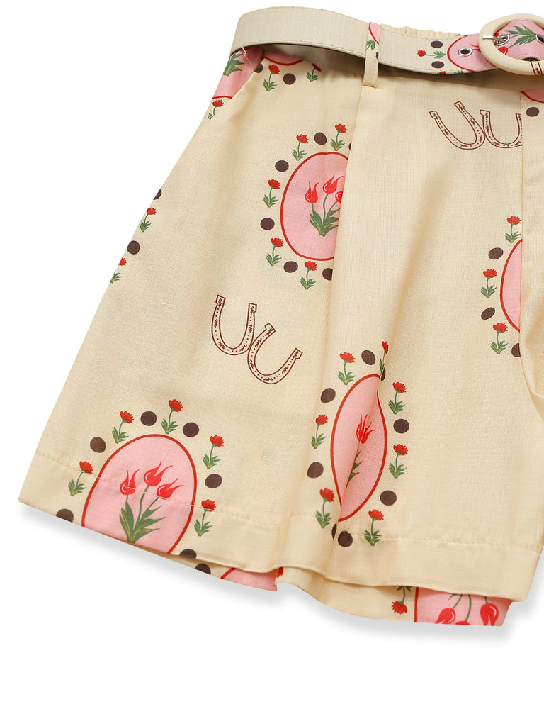 Light Yellow 1950s Vintage Classic Two Piece Set 6
