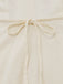Robe Florale Manches Courtes Brodée Beige Années 1940 6