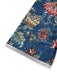 Combishort Boho Floral à Col Carré et Boutons Bleu Années 1970