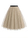 [Prévente] Ensemble Manches Bouffantes Ribbed Bodysuit & à Pois Tulle Années 1950 12
