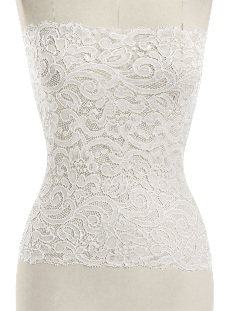 [Prévente] 3PCS Dentelle Satin Drapé Col Taille Champagne Années 1920 8