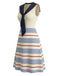 [Prévente] Robe Crème Col Marin Rayé Tricot Années 1970 3