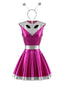 Robe Alien Métallisé Avec Bandeau Antennes Spatial Années 1960