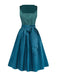 Green 1950s Vintage Classic Dress 2