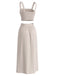 Khaki 1940s Vintage Classic Skirt 3