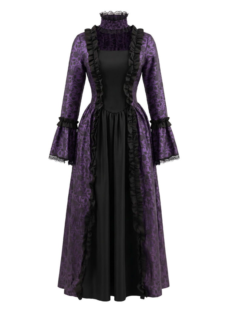 1930s Square Neck Vintage Classic Dress 6