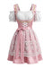 Pink 1950s Vintage Classic Dress 7