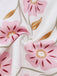 Robe Bretelles Spaghetti Floral en A Rose Années 1960 6