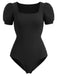[Prévente] Ensemble Manches Bouffantes Ribbed Bodysuit & à Pois Tulle Années 1950 4