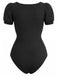 [Prévente] Ensemble Manches Bouffantes Ribbed Bodysuit & à Pois Tulle Années 1950 6