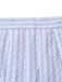 Robe Marron Rayé Col Carré & Floral Apron Années 1950 7