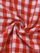 Robe Rouge Vichy Sans Manches Évasé Années 1950 7