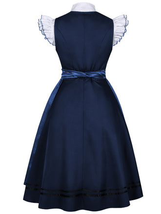 1950s Ruffle Vintage Two Piece Set 2