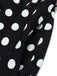 [Prévente] Robe Jaune et Noir à Pois Volant Patchwork Années 1950