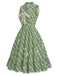 [Pre-Sale] Gray Green 1940s Vintage Classic Dress 5