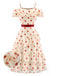 [Pre-Sale] True Red 1960s Polka Dot Ruffle Dress