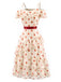 [Pre-Sale] True Red 1960s Polka Dot Ruffle Dress 3