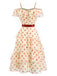 [Pre-Sale] True Red 1960s Polka Dot Ruffle Dress 4